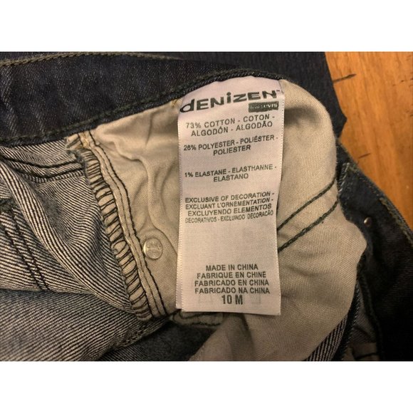 Denizen by levis sz 10/30 dark wash bootcut denim jeans stretch - Picture 5 of 7